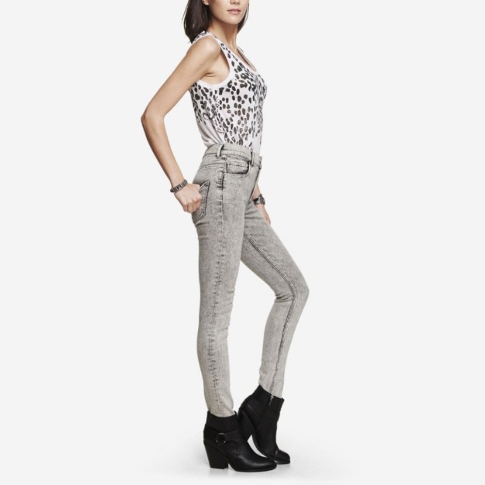 Express Acid-Wash Leggings